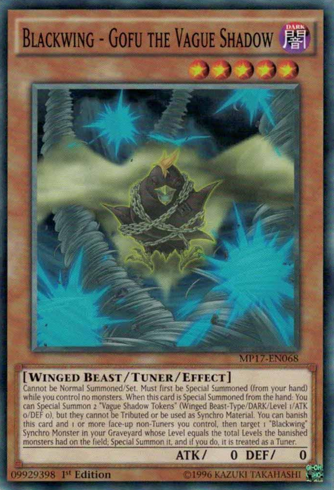 Blackwing - Gofu the Vague Shadow [MP17-EN068] Common | Good Games Adelaide SA