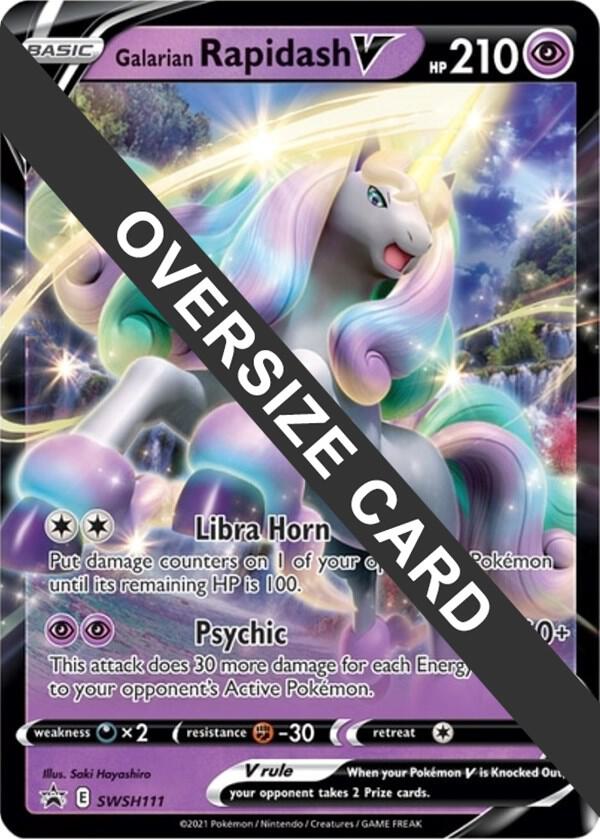 Galarian Rapidash V SWSH111 SWSH111 (Jumbo Cards)  - Holofoil | Good Games Adelaide SA