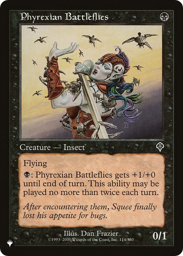 Phyrexian Battleflies 114/350 (The List Reprints)  | Good Games Adelaide SA