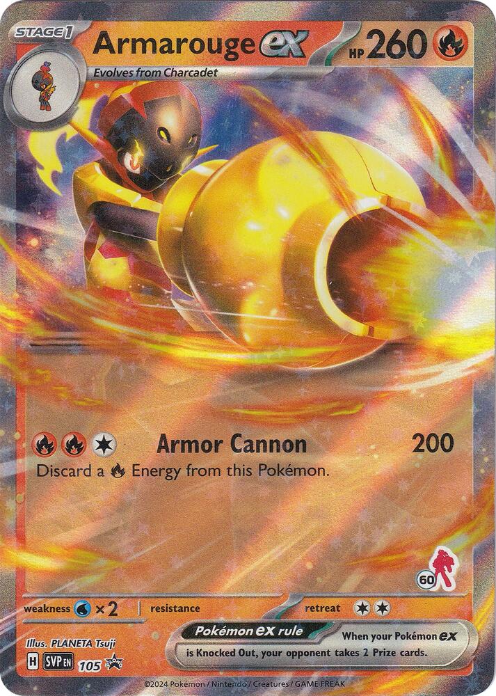 Armarouge ex Armarouge 60 105 (Battle Academy 2024)  - Holofoil | Good Games Adelaide SA