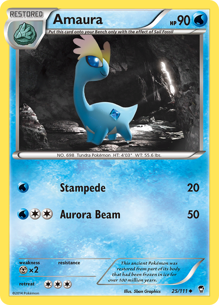 Amaura (25/111) [XY: Furious Fists] | Good Games Adelaide SA