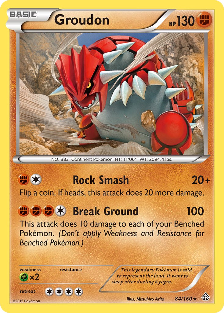 Groudon (84/160) (Theme Deck Exclusive) [XY: Primal Clash] | Good Games Adelaide SA