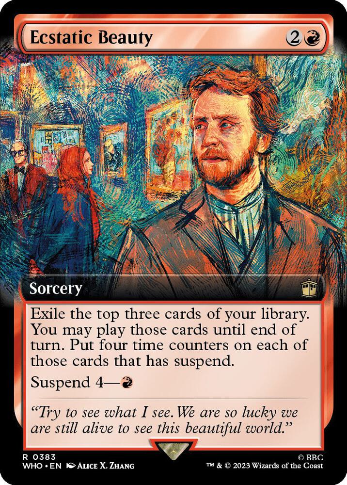 Ecstatic Beauty 383 (Universes Beyond: Doctor Who)  - Foil | Good Games Adelaide SA