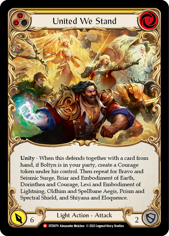United We Stand [DTD079] (Dusk Till Dawn)  Rainbow Foil | Good Games Adelaide SA