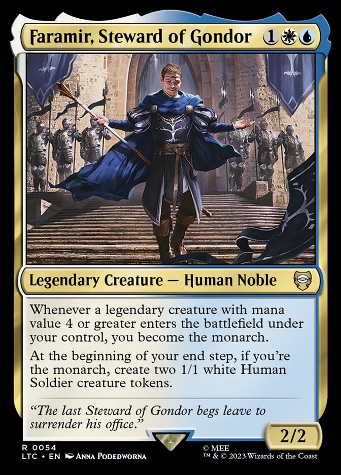 Faramir, Steward of Gondor 54 (Commander: The Lord of the Rings: Tales of Middle-earth)  | Good Games Adelaide SA
