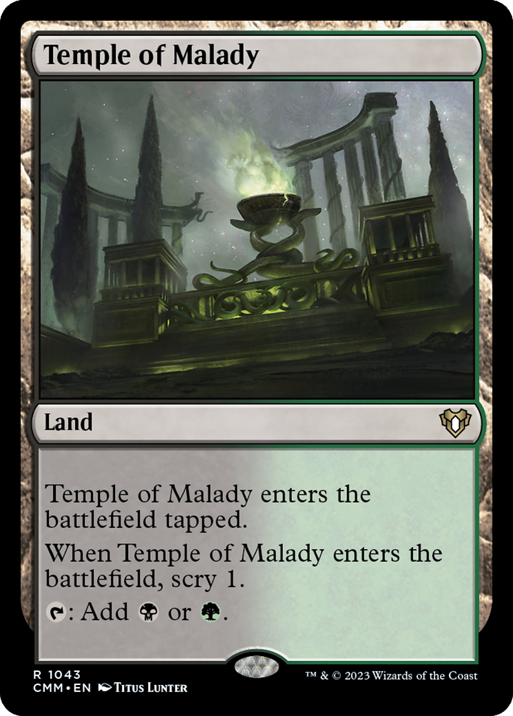 Temple of Malady [Commander Masters] | Good Games Adelaide SA