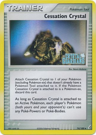 Cessation Crystal (74/100) (Stamped) [EX: Crystal Guardians] | Good Games Adelaide SA