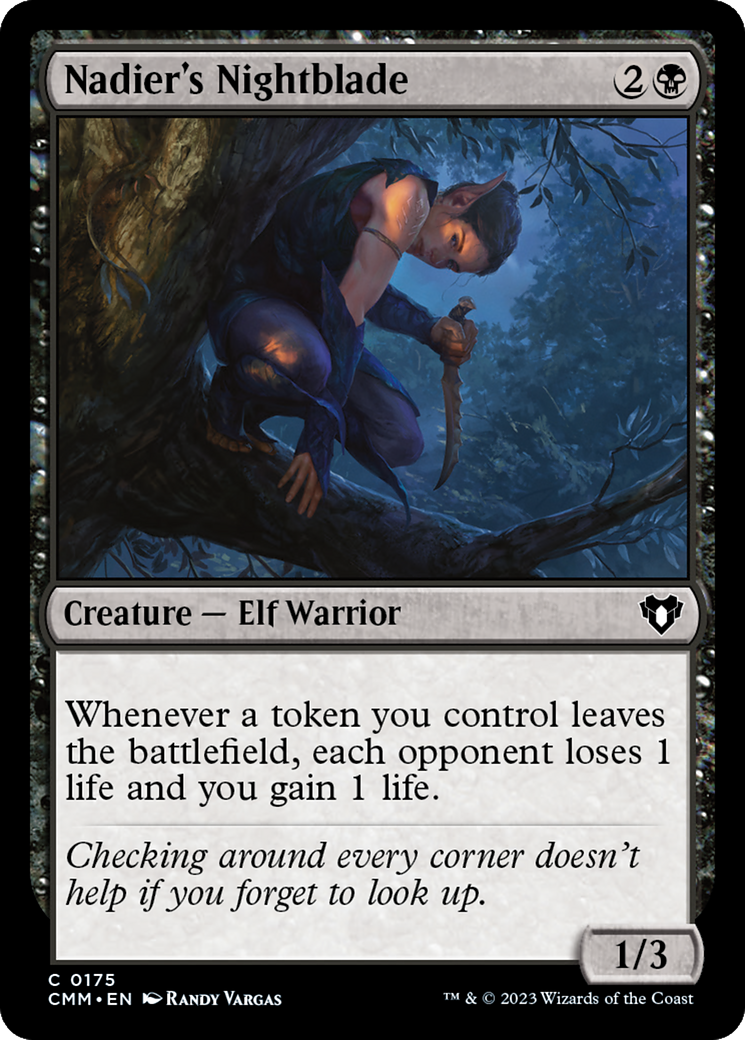 Nadier's Nightblade [Commander Masters] | Good Games Adelaide SA