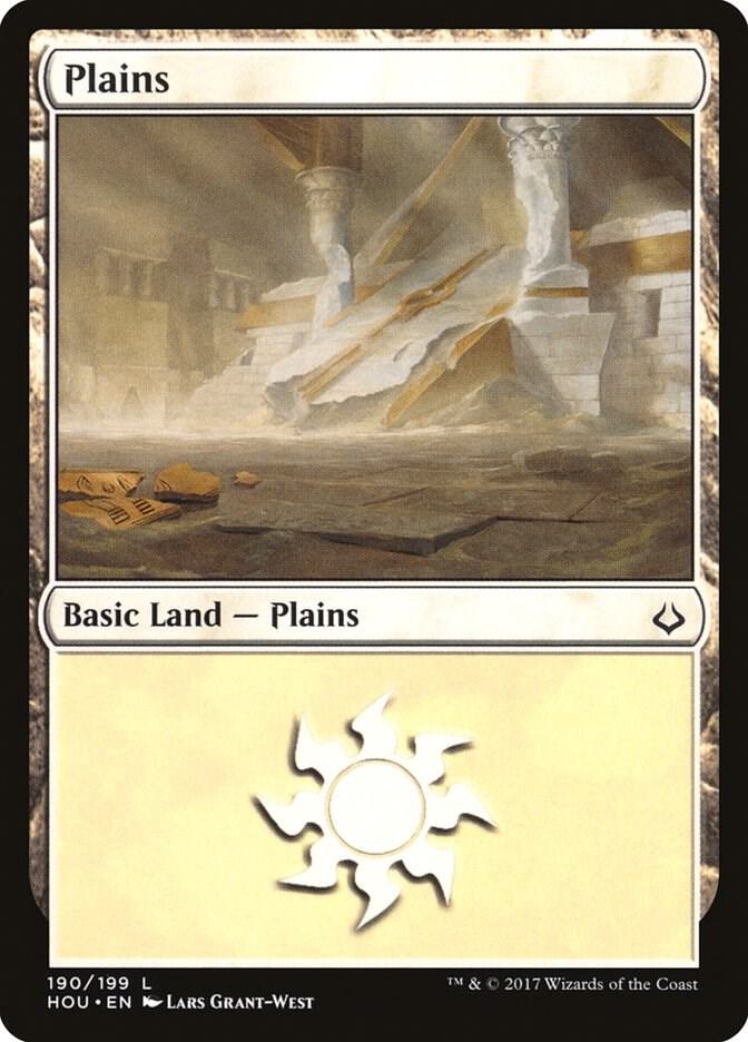 Plains 190 (Hour of Devastation)  - Foil | Good Games Adelaide SA