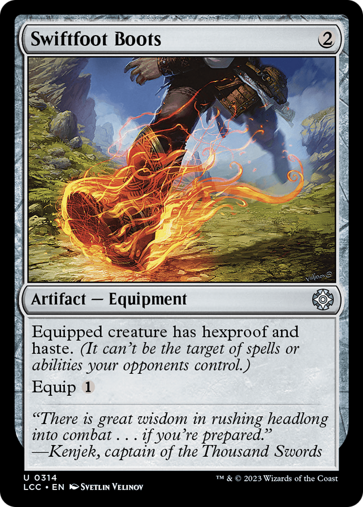 Swiftfoot Boots [The Lost Caverns of Ixalan Commander] | Good Games Adelaide SA