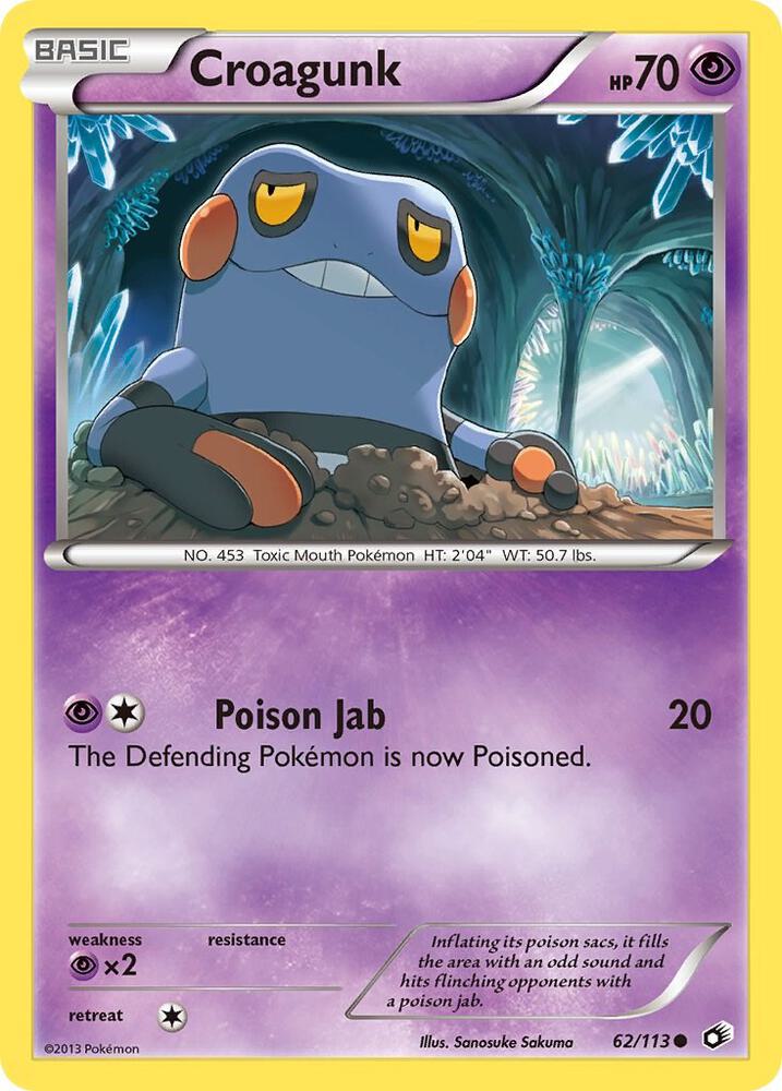 Croagunk 62/113 (Legendary Treasures)  | Good Games Adelaide SA