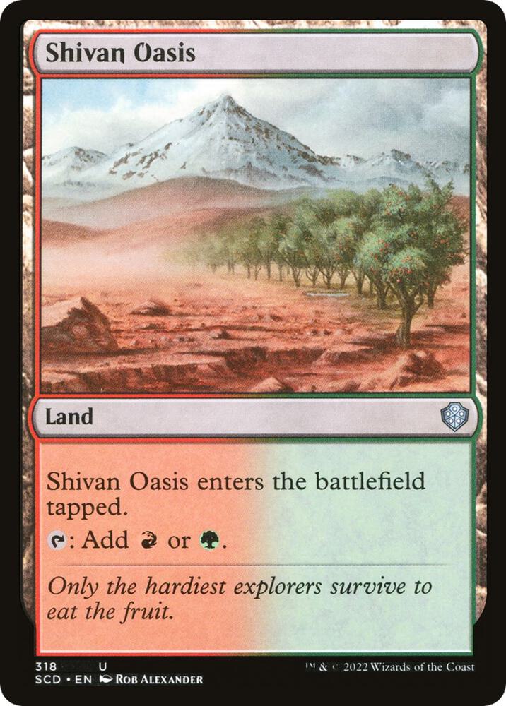 Shivan Oasis 318 (Starter Commander Decks)  | Good Games Adelaide SA
