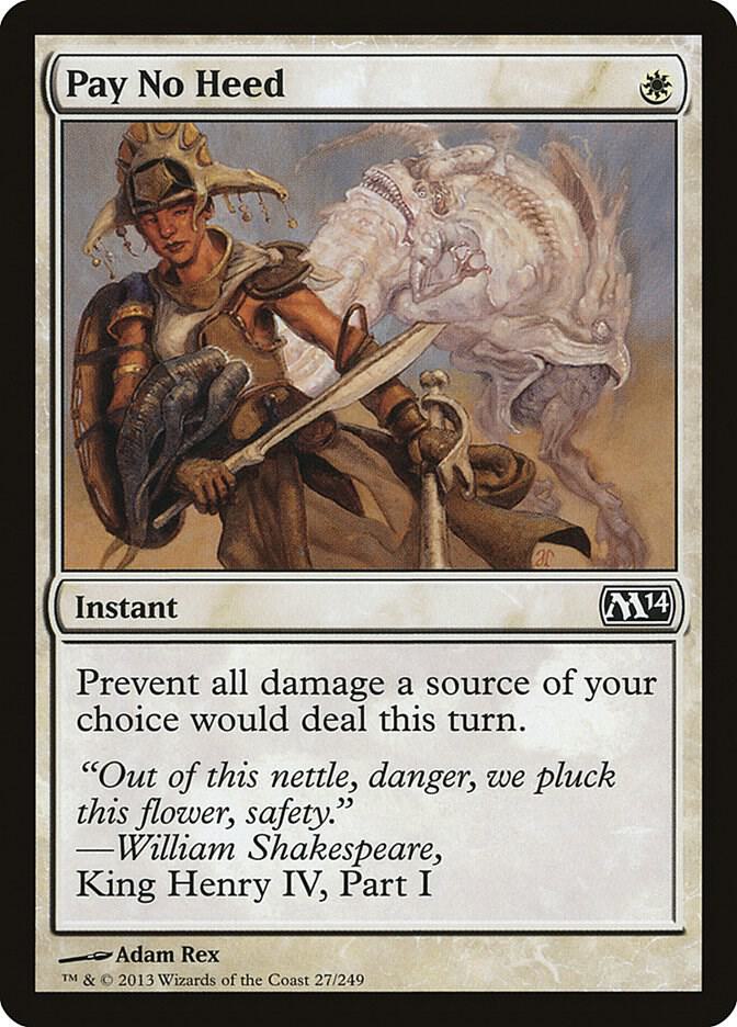 Pay No Heed 27 (Magic 2014 (M14))  | Good Games Adelaide SA