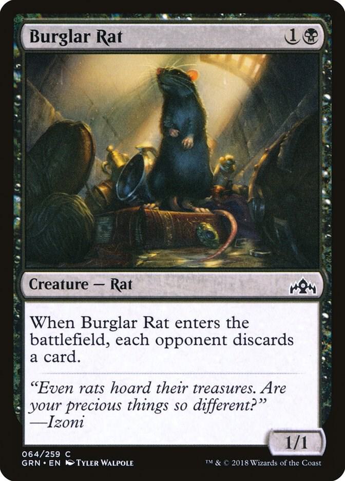 Burglar Rat 64 (Guilds of Ravnica)  - Foil | Good Games Adelaide SA