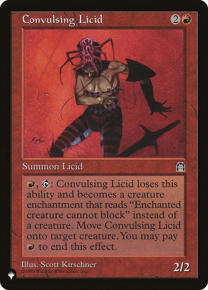 Convulsing Licid  (The List Reprints)  | Good Games Adelaide SA