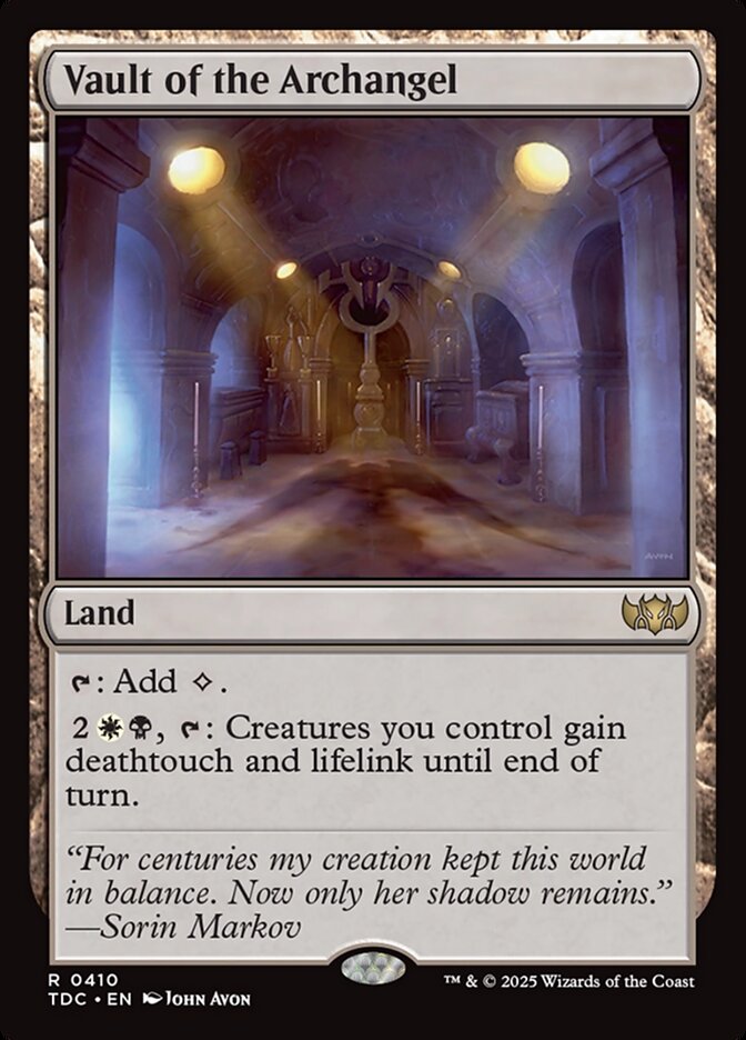 Vault of the Archangel 410 (Commander: Tarkir: Dragonstorm)  | Good Games Adelaide SA