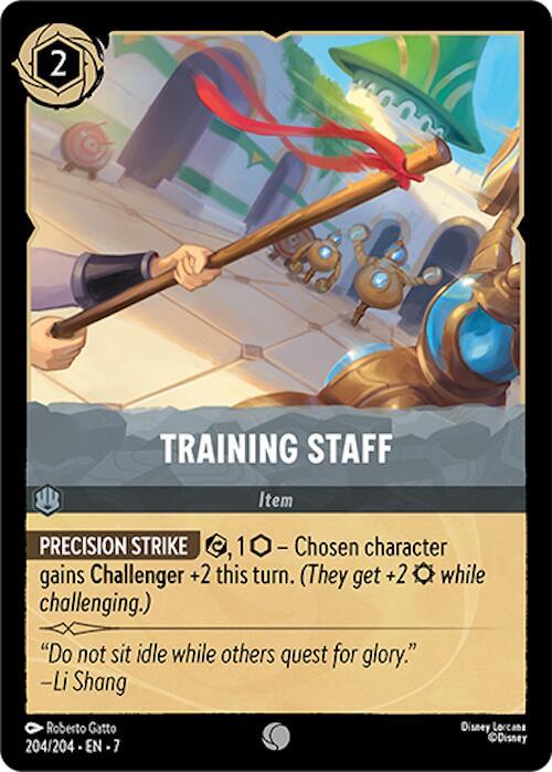 Training Staff 204/204 (Archazia's Island)  - Cold Foil | Good Games Adelaide SA