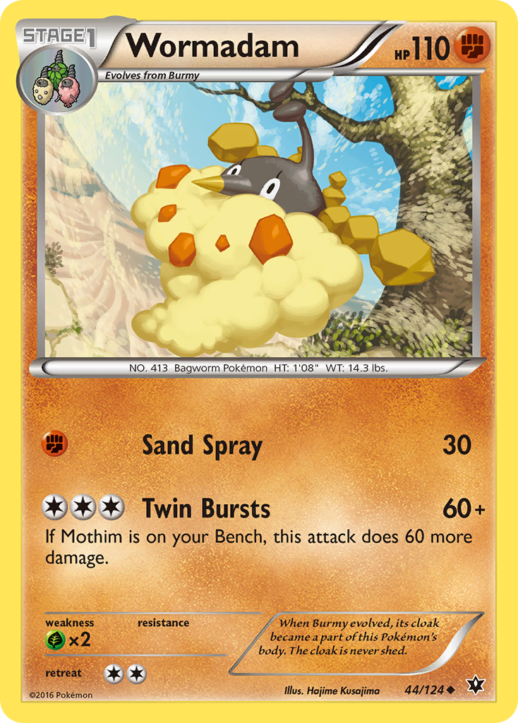 Wormadam (44/124) [XY: Fates Collide] | Good Games Adelaide SA