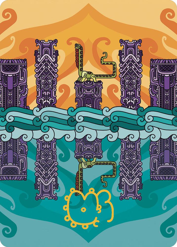 Echoing Deeps Art Card Gold Stamped Signature 64 (Art Series: The Lost Caverns of Ixalan)  | Good Games Adelaide SA