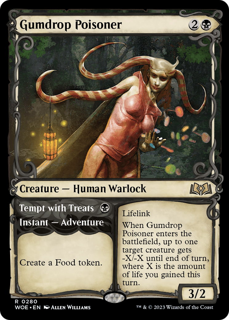 Gumdrop Poisoner // Tempt with Treats (Showcase) [Wilds of Eldraine] | Good Games Adelaide SA