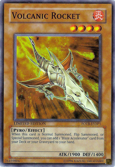 Volcanic Rocket [FOTB-ENSP1] Super Rare | Good Games Adelaide SA