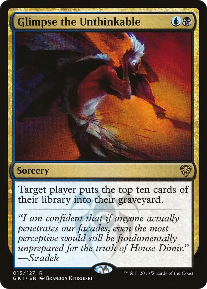 Glimpse the Unthinkable 15 (Guilds of Ravnica: Guild Kits)  | Good Games Adelaide SA