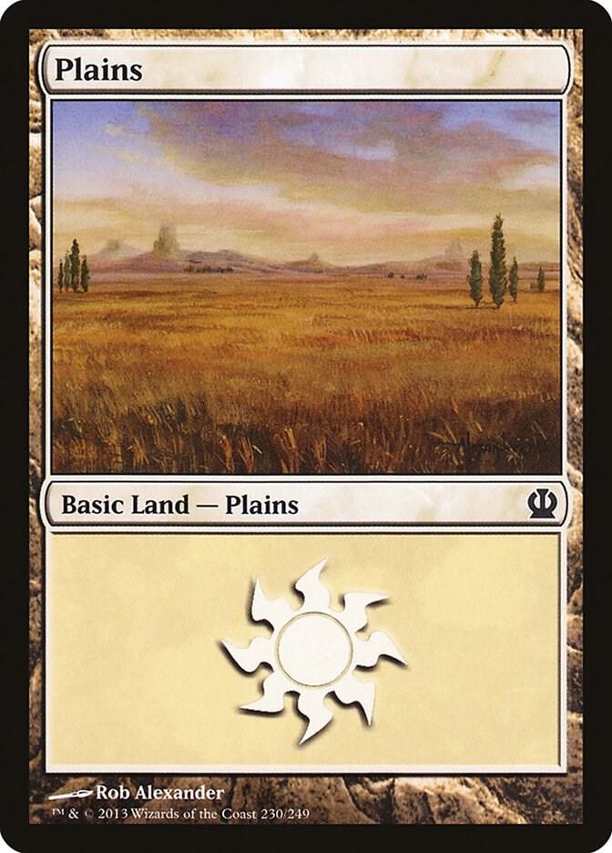Plains 230 (Theros)  - Foil | Good Games Adelaide SA