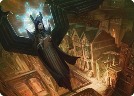 Angelic Sleuth Art Card [Streets of New Capenna Art Series] | Good Games Adelaide SA