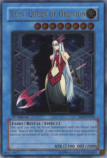 Ruin, Queen of Oblivion (UTR) [SOI-EN034] Ultimate Rare | Good Games Adelaide SA