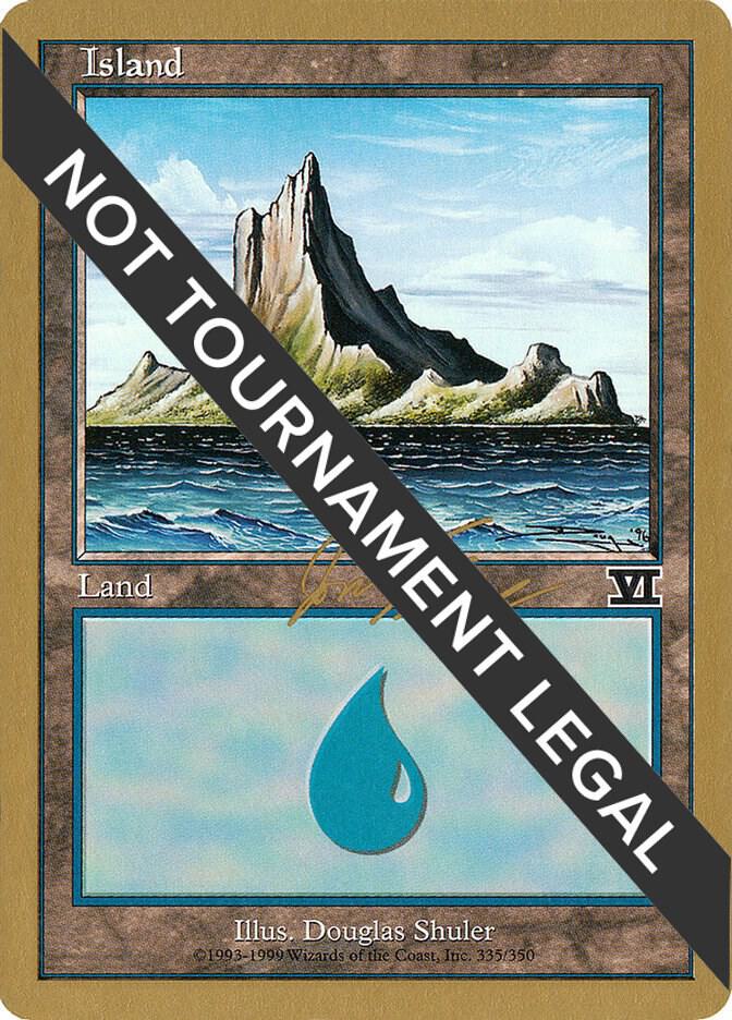 Island 335 2000 Jon Finkel 6ED jf335/117 (World Championship Decks)  | Good Games Adelaide SA