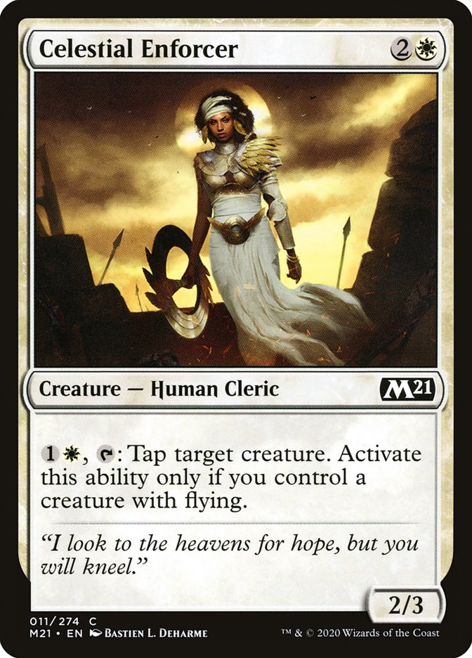 Celestial Enforcer 11 (Core Set 2021)  - Foil | Good Games Adelaide SA