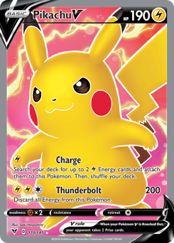 Pikachu V (170/185) [Sword & Shield: Vivid Voltage] | Good Games Adelaide SA