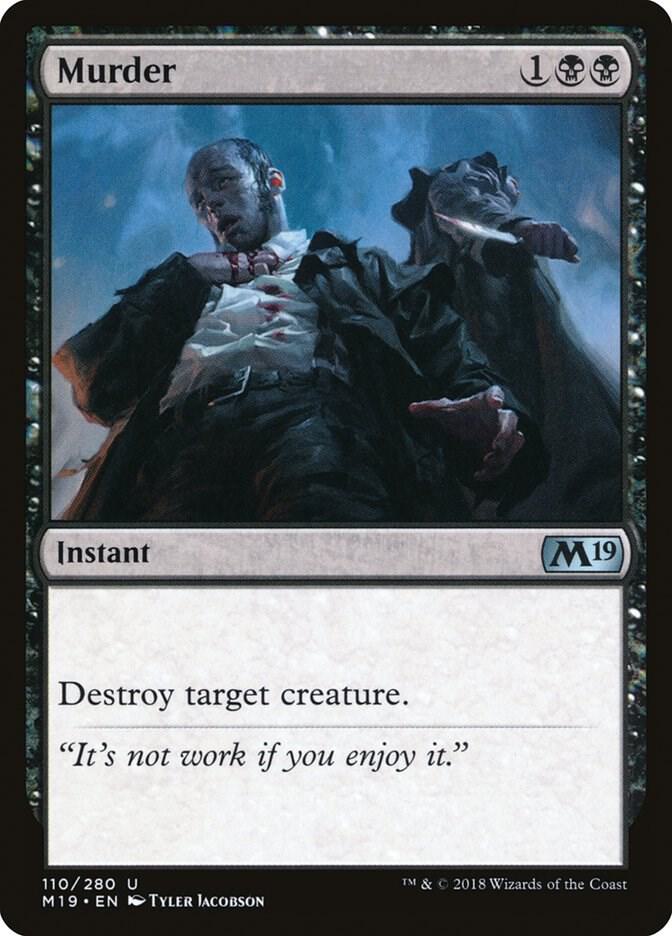 Murder 110 (Core Set 2019)  - Foil | Good Games Adelaide SA