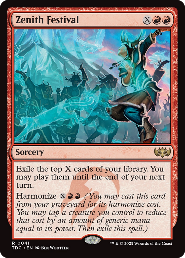 Zenith Festival [Tarkir: Dragonstorm Commander] | Good Games Adelaide SA