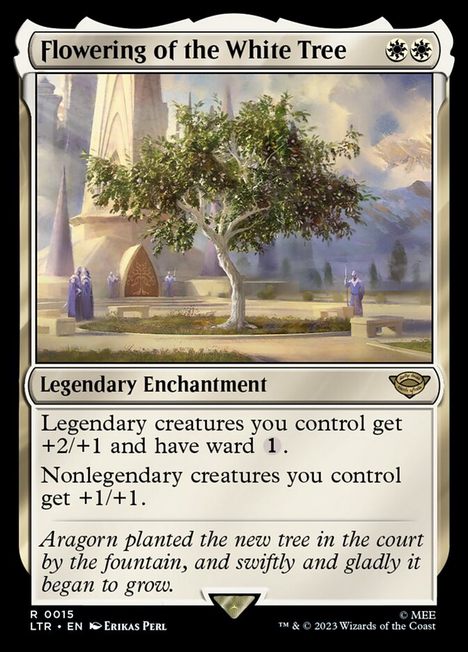 Flowering of the White Tree 15 (Universes Beyond: The Lord of the Rings: Tales of Middle-earth)  - Foil | Good Games Adelaide SA