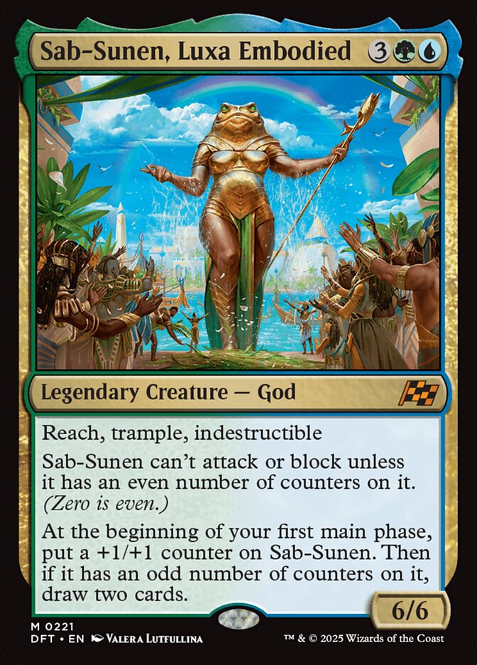 Sab-Sunen, Luxa Embodied 221 (Aetherdrift)  - Foil | Good Games Adelaide SA