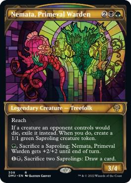 Nemata Primeval Warden Showcase 308 (Dominaria United)  | Good Games Adelaide SA
