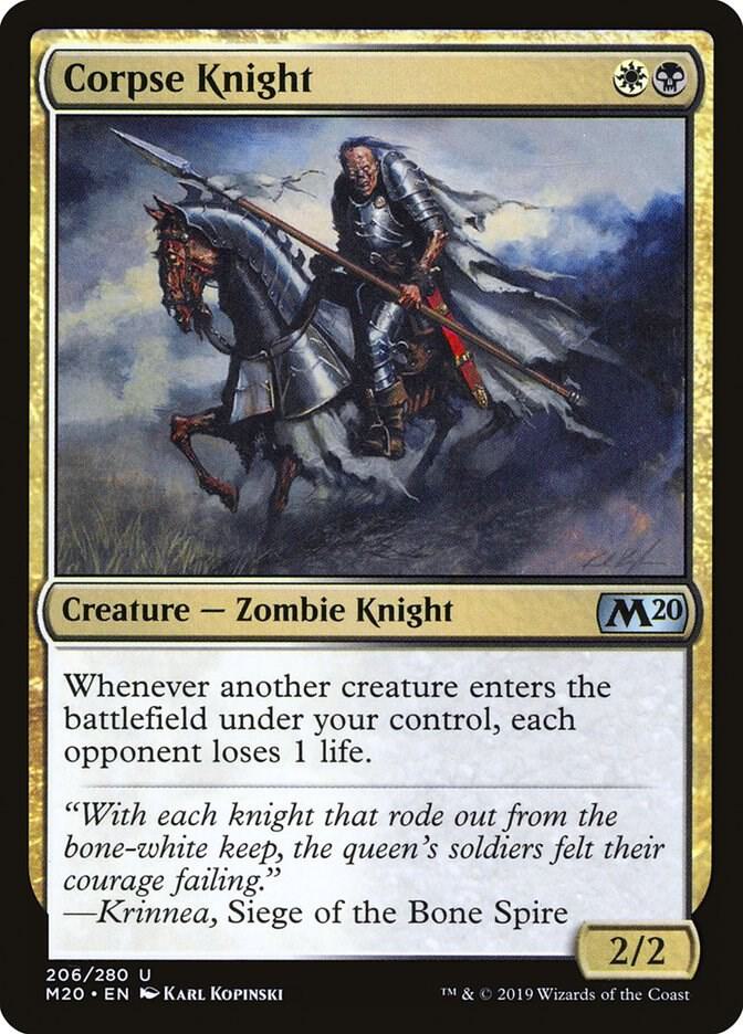 Corpse Knight 206 (Core Set 2020)  - Foil | Good Games Adelaide SA