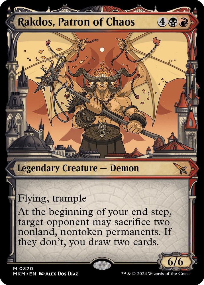 Rakdos, Patron of Chaos 320 (Murders at Karlov Manor)  - Foil | Good Games Adelaide SA