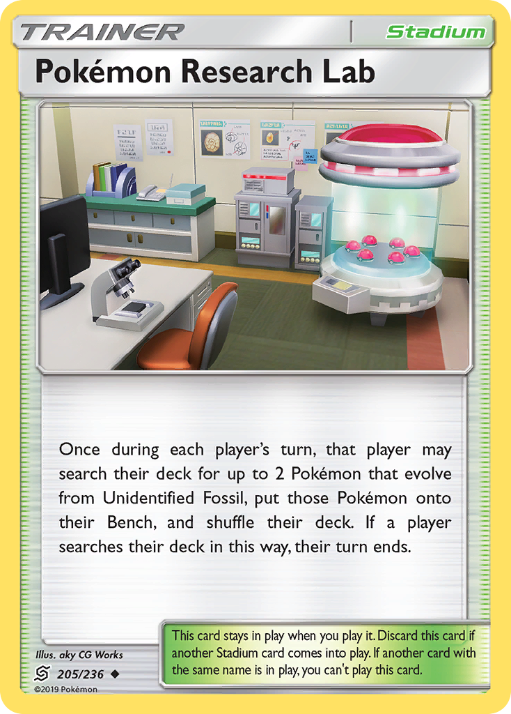Pokemon Research Lab (205/236) [Sun & Moon: Unified Minds] | Good Games Adelaide SA