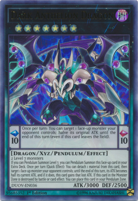Dark Anthelion Dragon [DUOV-EN036] Ultra Rare | Good Games Adelaide SA