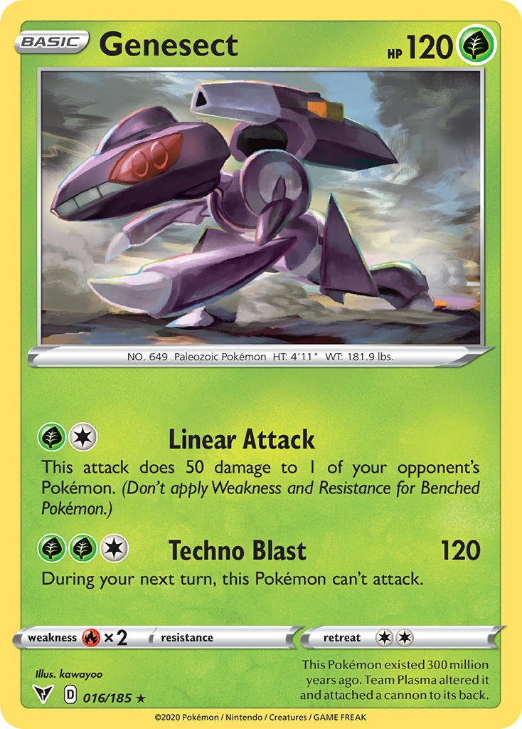 Genesect (016/185) [Sword & Shield: Vivid Voltage] | Good Games Adelaide SA