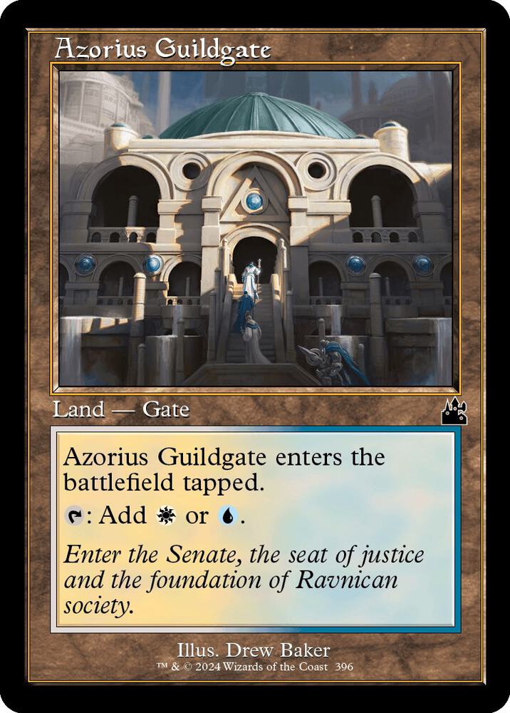 Azorius Guildgate 396 (Ravnica Remastered)  - Foil | Good Games Adelaide SA