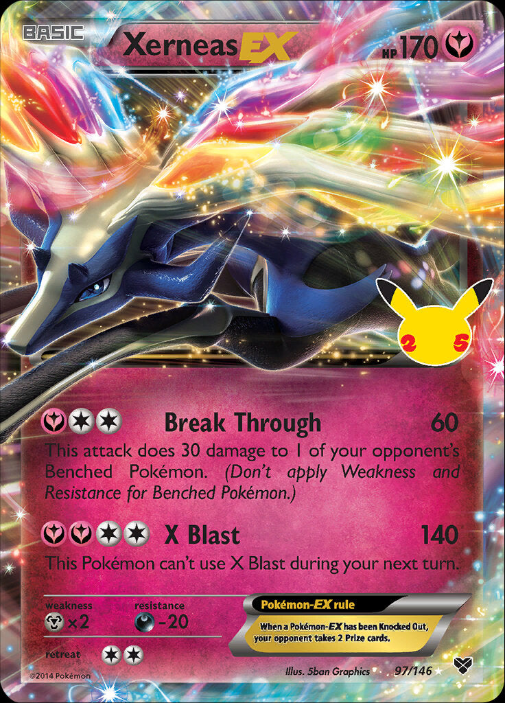 Xerneas EX (97/146) [Celebrations: 25th Anniversary - Classic Collection] | Good Games Adelaide SA