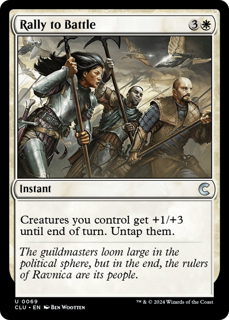 Rally to Battle [Ravnica: Clue Edition] | Good Games Adelaide SA