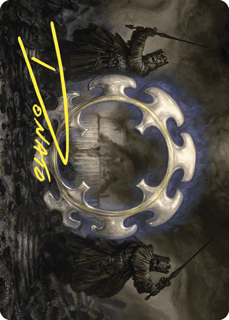 Court of Ardenvale Art Card (Gold-Stamped Signature) [Wilds of Eldraine Art Series] | Good Games Adelaide SA