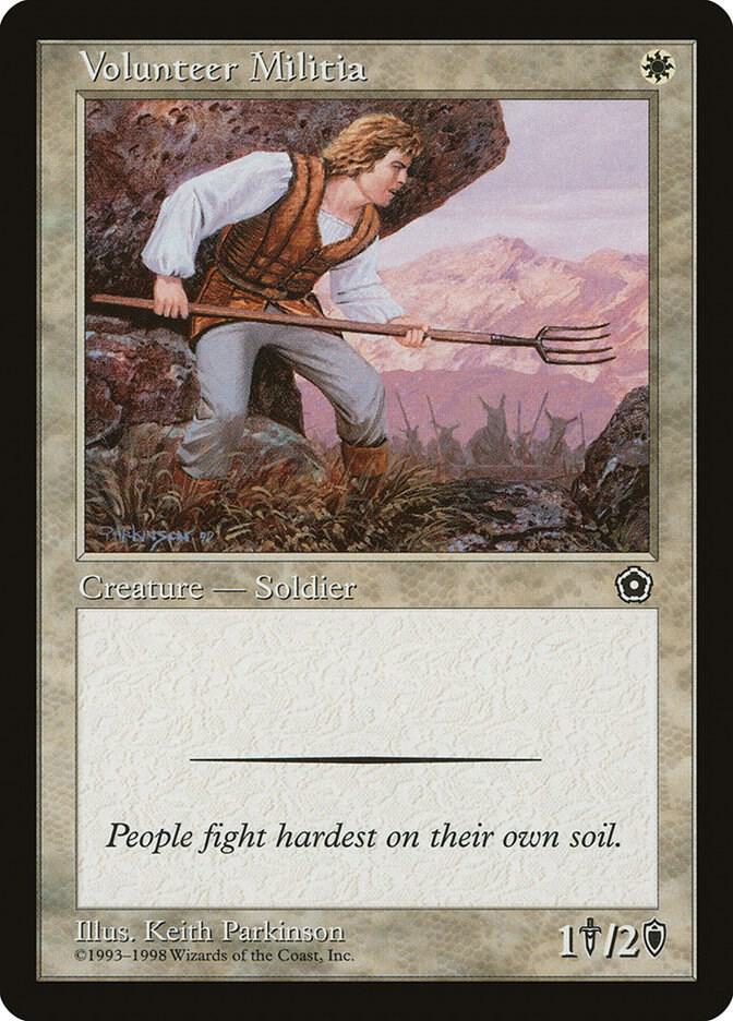 Volunteer Militia  (Portal Second Age)  | Good Games Adelaide SA