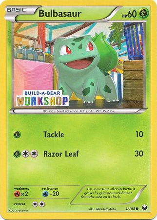 Bulbasaur (1/108) (Build A Bear Workshop Exclusive) [Black & White: Dark Explorers] | Good Games Adelaide SA