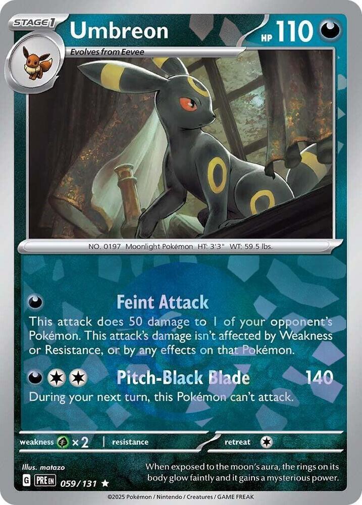 Umbreon 059/131 (SV: Prismatic Evolutions)  - Holofoil | Good Games Adelaide SA
