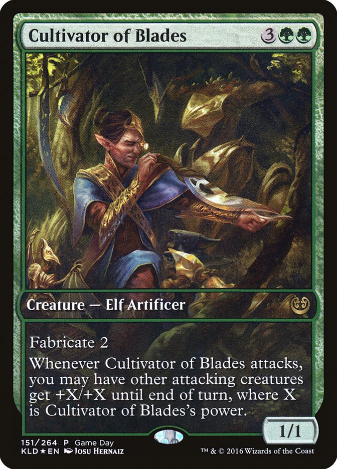 Cultivator of Blades [Kaladesh Promos] | Good Games Adelaide SA
